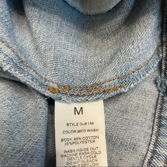 Ci Sono Denim Light Wash Jacket Size M - Picture 3 of 4